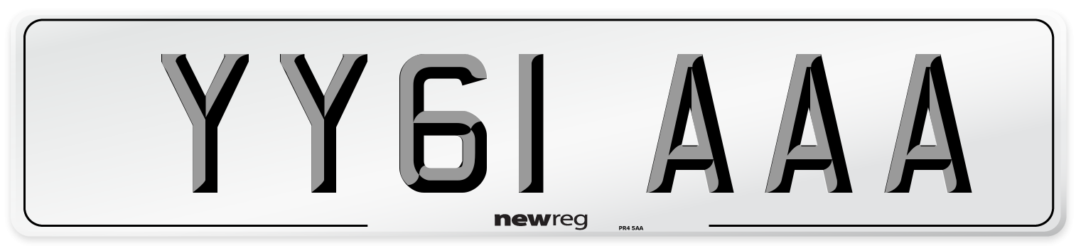 YY61 AAA Number Plate from New Reg